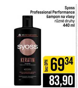 Syoss Professional Performance šampon na vlasy různé druhy 440 ml JIP