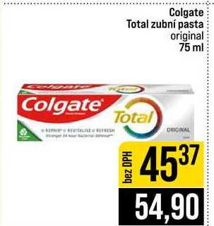 Colgate Total zubní pasta original 75 ml JIP