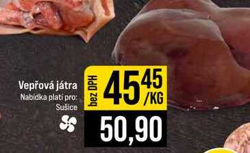 Vepřová játra 1kg