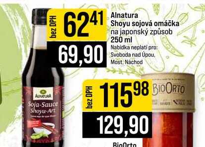 Alnatura Shoyu sojová omáčka na japonský způsob 250 ml 