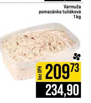 Varmuža pomazánka tuňáková 1kg 