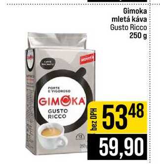 Gimoka mletá káva Gusto Ricco 250 g