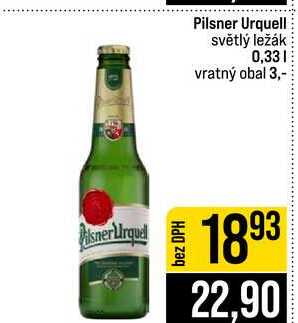 Pilsner Urquell světlý ležák 0,33l