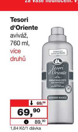 Tesori d'Oriente aviváž, 760 ml