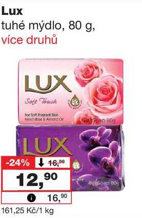 Lux tuhé mýdlo, 80 g Barvy a laky drogerie 