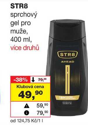 STR8 sprchový gel pro muže, 400 ml