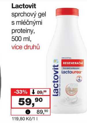 Lactovit sprchový gel s mléčnými proteiny, 500 ml Barvy a laky drogerie 