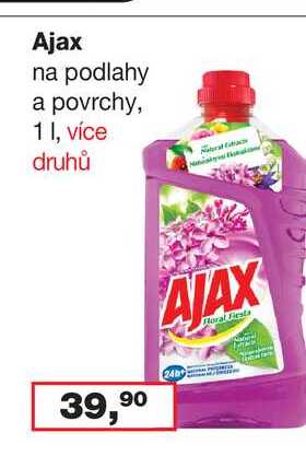 Ajax na podlahy a povrchy, 1l Barvy a laky drogerie 