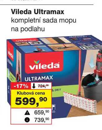 Vileda Ultramax kompletní sada mopu na podlahu