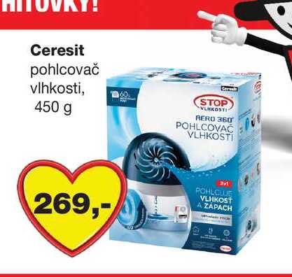 Ceresit pohlcovač vlhkosti, 450 g