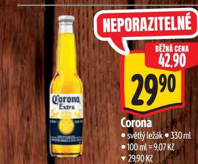 Corona Extra Pivo ležák světlý 330 ml