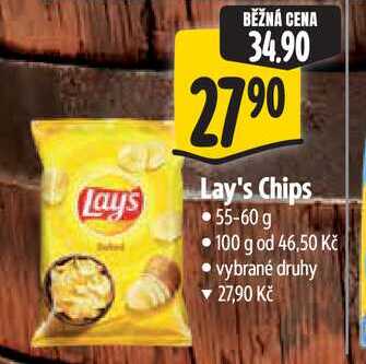   Lay's Chips 55-60 g 