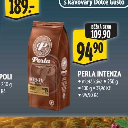 PERLA INTENZA mletá káva 250 g