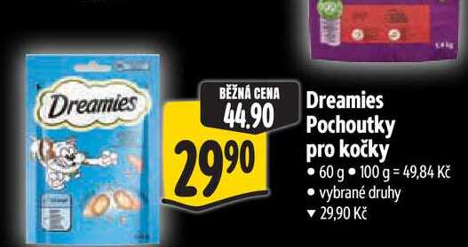 Dreamies Pochoutky pro kočky 60 g