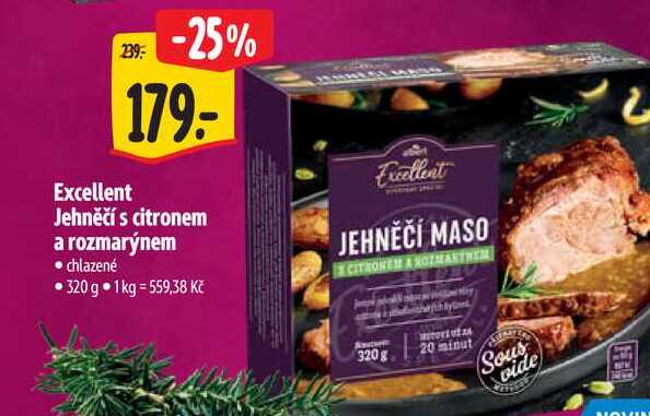 Excellent  Jehněčí s citronem a rozmarýnem 320 g 
