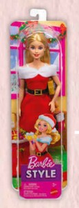 Barbie panenka Santa Tesco