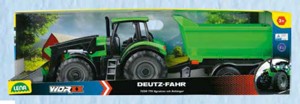 Traktor Deutz s přívěsem Tesco
