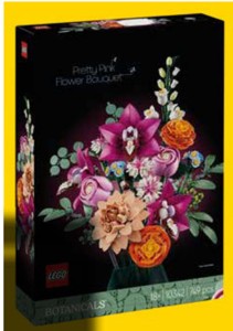 LEGO® Botanicals 10342 Krásná kytice růžových květin Tesco