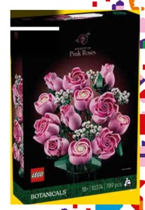 LEGO® Botanicals 10374 Kytice růžových růží Tesco
