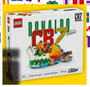 LEGO® Editions 43012 Cristiano Ronaldo – Hvězdné momenty fotbalu