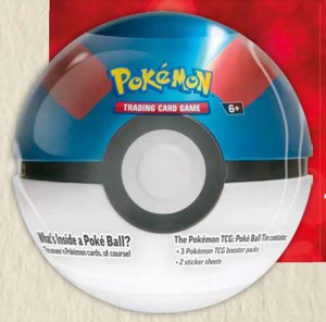 Pokémon TCG Poké Ball Plechová dóza Tesco