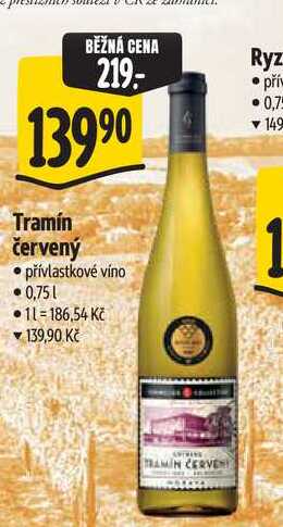 Tramín červený 0,75 l