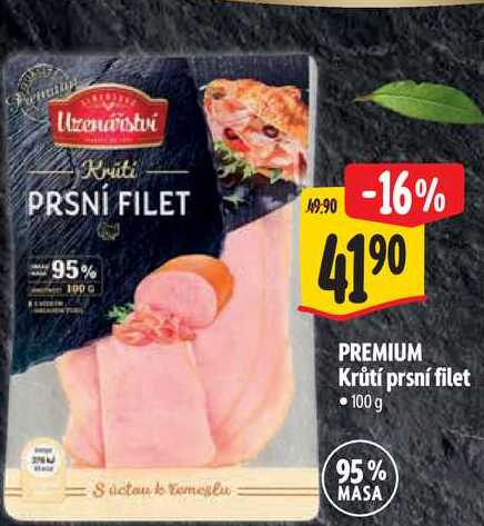 PREMIUM Krůtí prsní filet 100 g