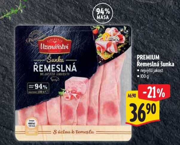 PREMIUM Řemeslná šunka 100 g