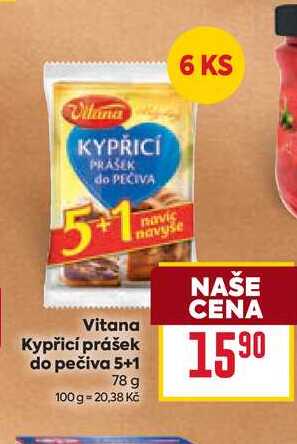 Kypřicí prášek do pečiva 5+1 78 g 