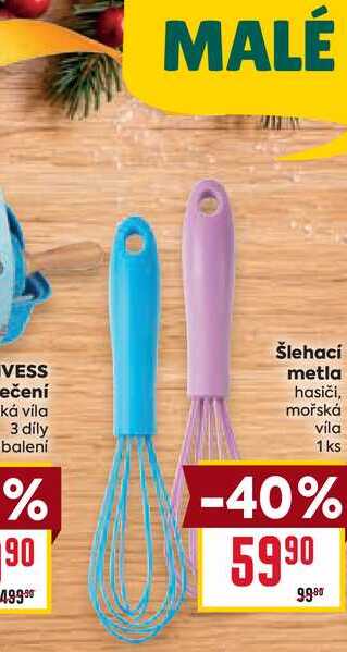 Šlehací metla hasiči, mořská vila 1ks