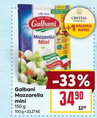 Galbani Mozzarella mini 150 g 