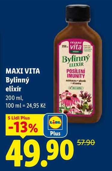 MAXI VITA Bylinný maxi elixír, 200 ml
