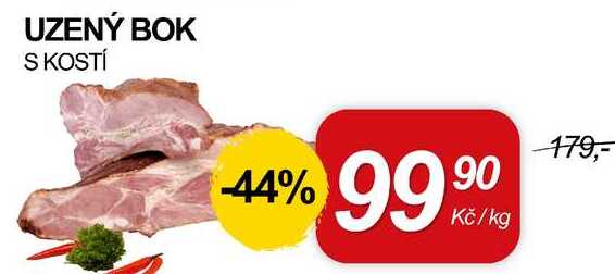 UZENÝ BOK S KOSTÍ, 1 kg