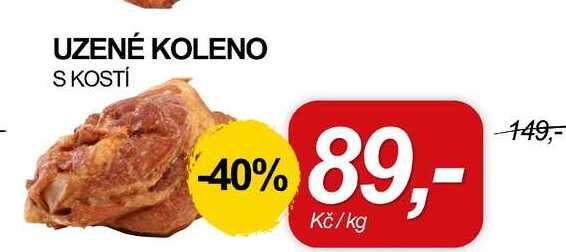 UZENÉ KOLENO S KOSTÍ, 1 kg