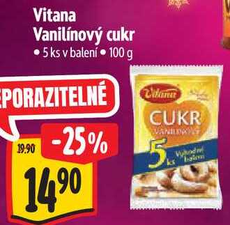 Vitana Vanilínový cukr, 100 g