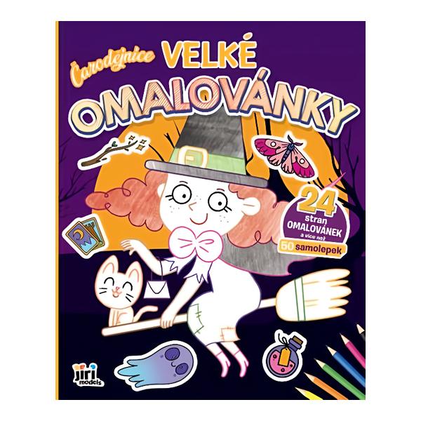 JIRI MODELS Velké omalovánky - Čarodějnice Košík.cz