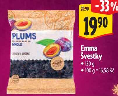 Emma Švestky, 120 g
