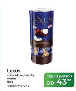 Lexus čokoládové pralinky v dóze 180g