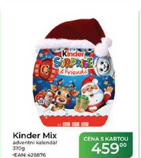 Kinder Mix adventni kalendar 370g
