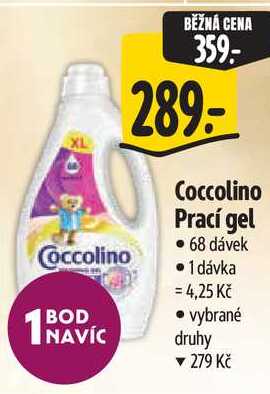 Coccolino Prací gel, 68 dávek 