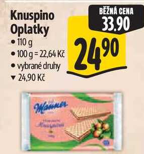Knuspino Oplatky, 110 g