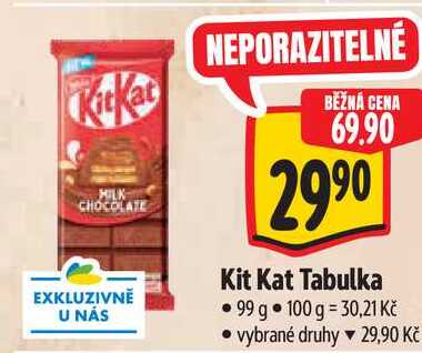 Kit Kat Tabulka, 99 g