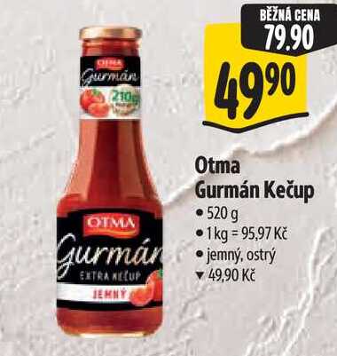 Otma Gurmán Kečup, 520 g