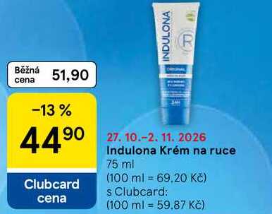 Indulona Krém na ruce, 75 ml