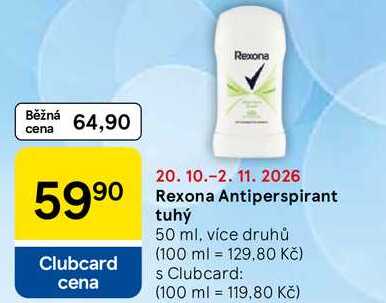 Rexona Antiperspirant tuhý, 50 ml, více druhů