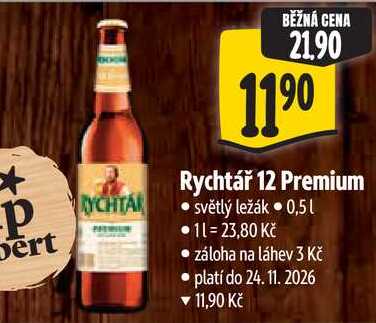Rychtář 12 Premium, 0,5 l