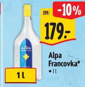 Alpa Francovka, 1 l
