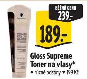 Gloss Supreme Toner na vlasy