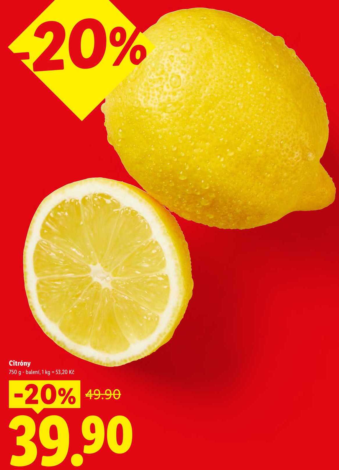 Citróny, 750 g