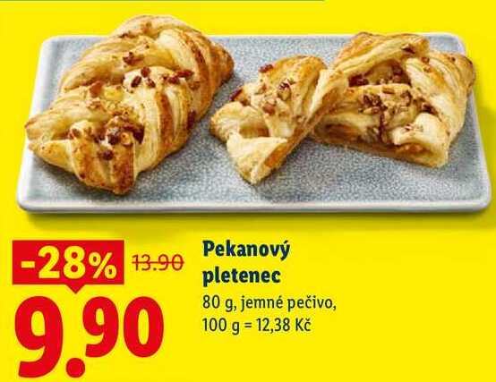 Pekanový pletenec, 80 g